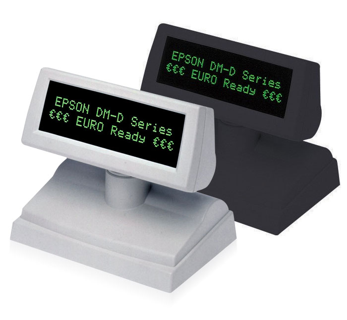 Kundendisplay Kassenanzeige Display Epson DMD DM-D flach mit USB ANSCHLUSS 