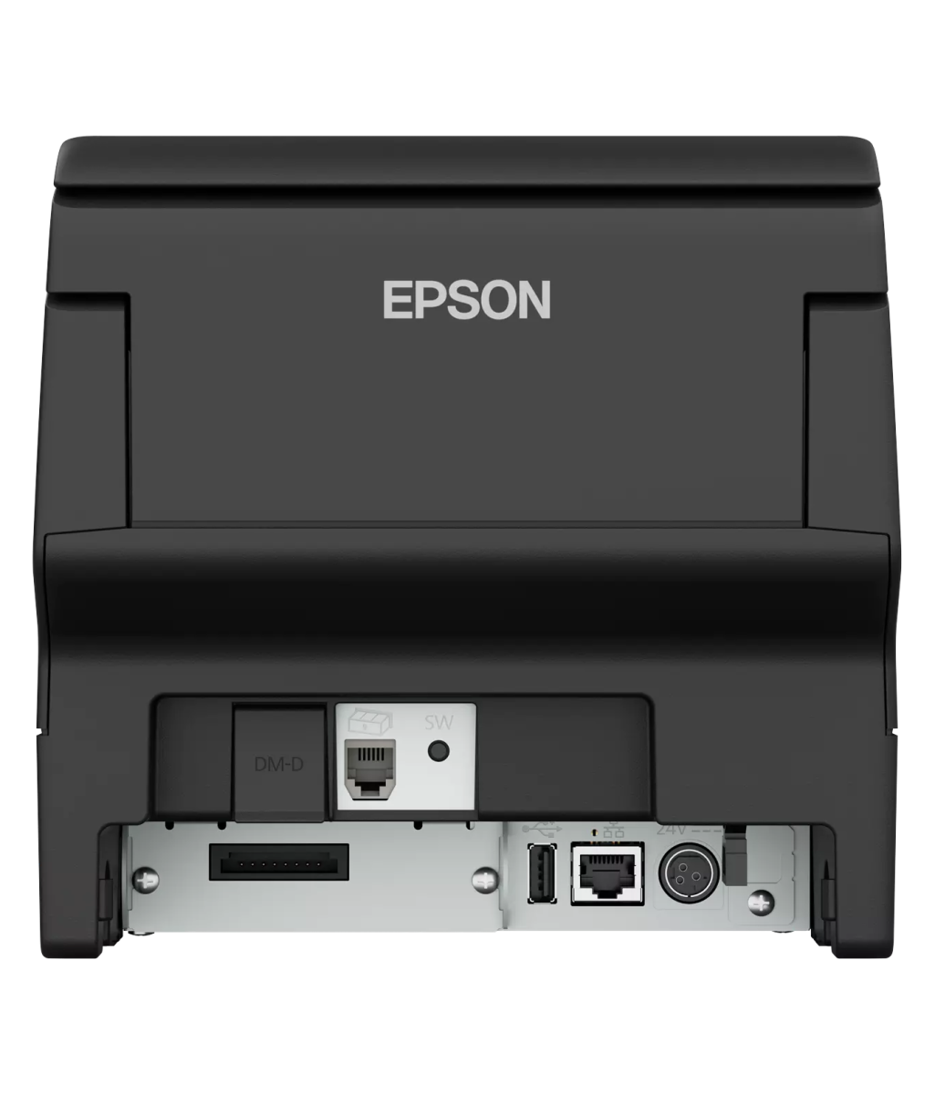 Epson TM-H6000 VI Rückseite mit Anschlüssen